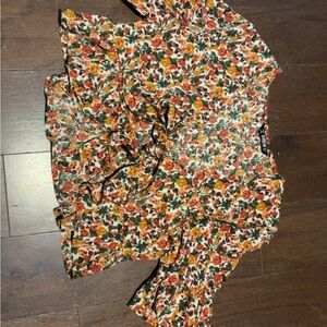 SHEIN Floral Blouse - Multicolor